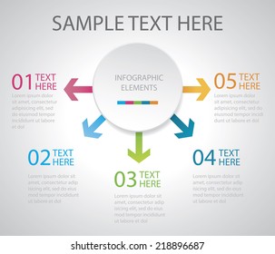 Diagram vector Easy to Edit , adjust color and size.  Shadow are made with transparency set to Multiply.