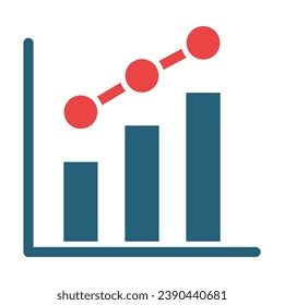 Diagram Vector Glyph Two Color Icon For Personal And Commercial Use.
