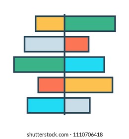 diagram vector icon