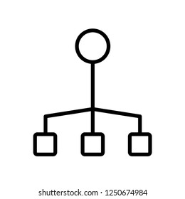 Diagram vector icon