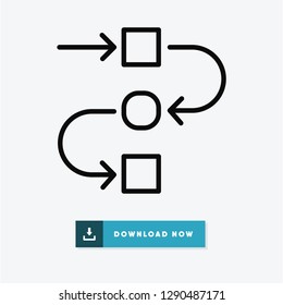 Diagram vector icon