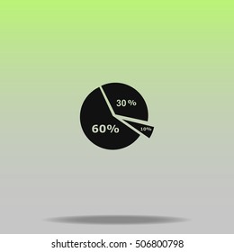 Diagram vector icon