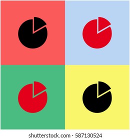 Diagram vector  icon.