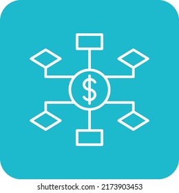 Diagram vector icon. Can be used for printing, mobile and web applications.