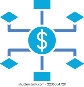 Vektorsymbol eines Diagramms. Kann für Druck-, Mobil- und Web-Anwendungen verwendet werden.