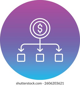 Diagram vector icon. Can be used for printing, mobile and web applications.