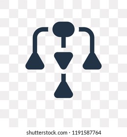 Diagram vector icon isolated on transparent background, Diagram transparency concept can be used web and mobile