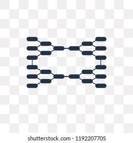 Diagram vector icon isolated on transparent background, Diagram transparency concept can be used web and mobile
