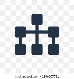 Diagram vector icon isolated on transparent background, Diagram transparency concept can be used web and mobile