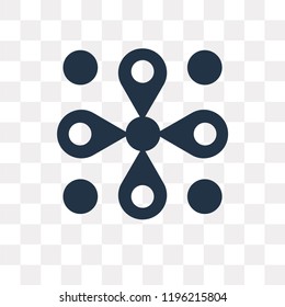 Diagram vector icon isolated on transparent background, Diagram transparency concept can be used web and mobile