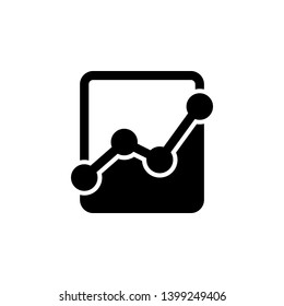 Diagram vector icon. This icon use for admin panels, website, interfaces, mobile apps