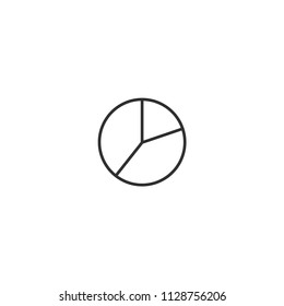 Diagram vector in illustration icon concept.