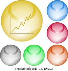 Diagram. Vector interface element.