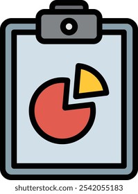 Línea de Vector de diagrama de diseño de iconos rellenos
