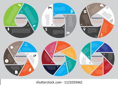 Diagram vector for presentation/article/spreadsheet in various blades (Aperture Set)