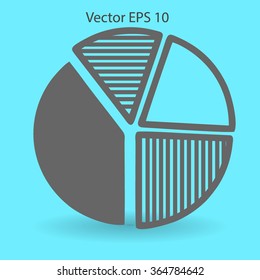 The diagram - a visual aid vector illustration