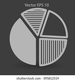 The diagram - a visual aid vector illustration