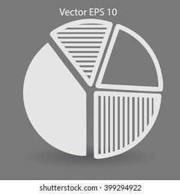 The diagram - a visual aid vector illustration