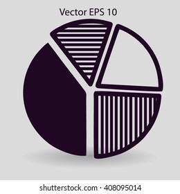 The diagram - a visual aid vector illustration