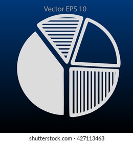 The diagram - a visual aid vector illustration