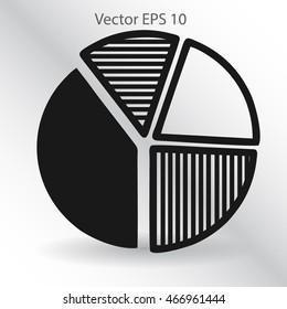 The diagram - a visual aid vector illustration