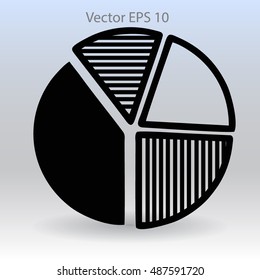 The diagram - a visual aid vector illustration
