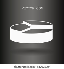 The diagram - a visual aid vector illustration