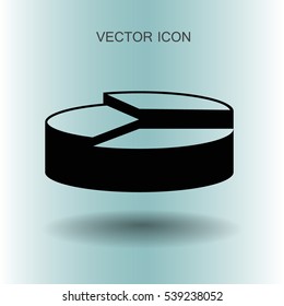 The diagram - a visual aid vector illustration