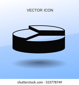 The diagram - a visual aid vector illustration