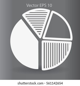 The diagram - a visual aid vector illustration