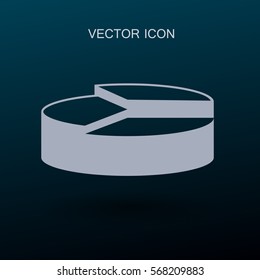 The diagram - a visual aid vector illustration