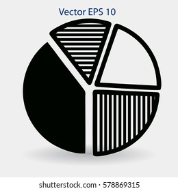 The diagram - a visual aid vector illustration