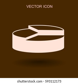 The diagram - a visual aid vector illustration
