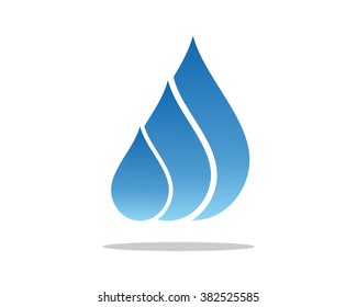 diagram water droplet  logo image icon vector
