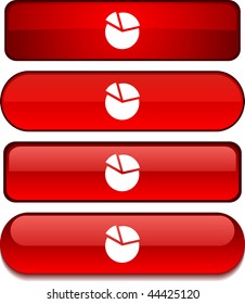 Diagram   web buttons. Vector illustration.