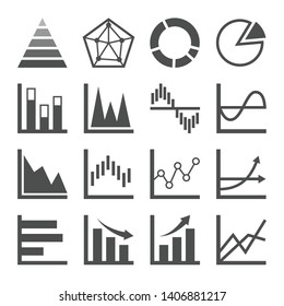 diagrams , graphs ,chart , Business Info-graphic , Big Data Analytics - Icons set
