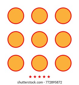 Dial button icon .