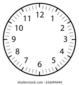 Dial for house, alarm, table, kitchen, wall or grandfather clocks, watch or clock model for kids, for pocket watch, timer or stopwatch, for mark opening, visiting, office, business or working hours.
