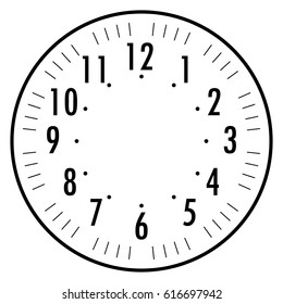 Dial for house, alarm, table, kitchen, wall or grandfather clocks, watch or clock model for kids, for pocket watch, timer or stopwatch, for mark opening, visiting, office, business or working hours.