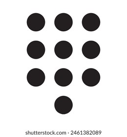 Dial icon vector design in eps 10