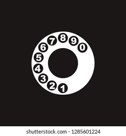 dial icon. dial vector design. sign design