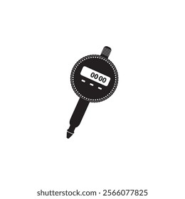 Dial indicator icon vector simple design