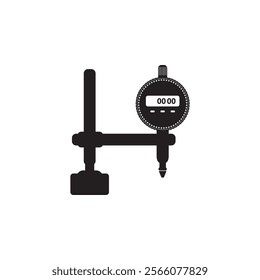 Dial indicator icon vector simple design