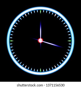 Dial on white background