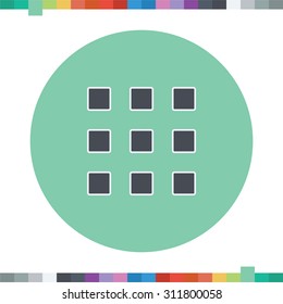 Dial pad icon.