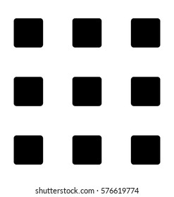 Dial Pad Vector Icon 