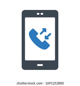 dialing list vector glyph color icon 