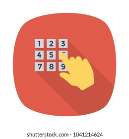 dialing touch pad 