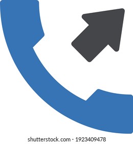dialing vector glyph colour icon
