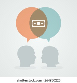 Dialog about money